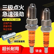 Motorcycle Universal Spark Plug D8TC125 150 Men's Car Prince Car Cross-Riding Motorcycle Iridium Bur