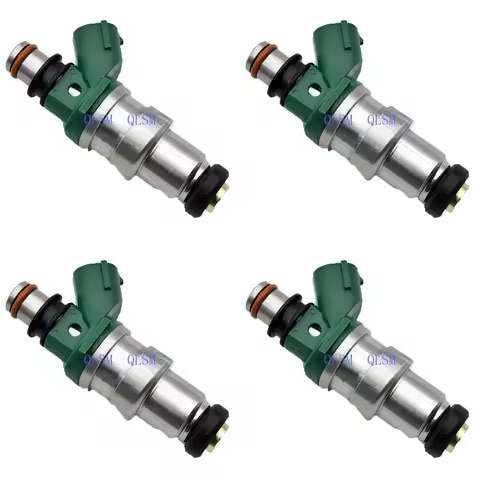 4PCS FUEL INJECTOR FOR TOYOTA STARLET PASEO P90 EP91 1.3 95-00 4E-FE 23250-11110 Premium Car Accesso
