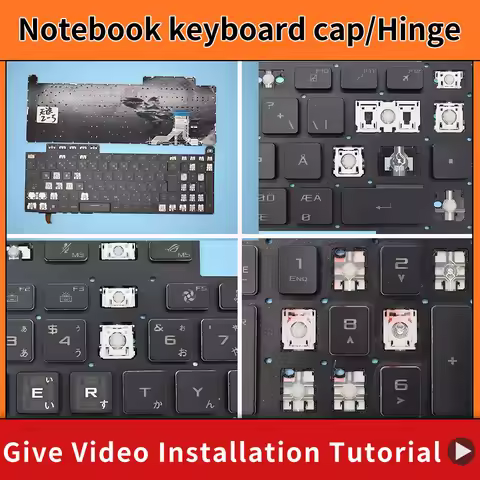 Replacement Original Keycap Key Cap Hinge for ASUS ROG G18 G814 G814J G834 G834J G834JZ G834JZR G834