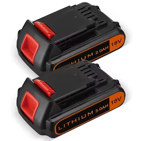 18V 2.0Ah 3.0Ah BL2018 Replacement for Black & Decker 20V Battery Max Lithium LBXR20 LB20 LBX20 LST2
