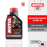 MOTUL Scooter Power LE 4T 5W40 Synthetic Engine Oil (1.5L)