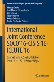 International Joint Conference SOCO’16-CISIS’16-ICEUTE’16 Manuel Graña