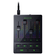 Razer Audio Mixer with mute button, streaming audio interface, 4-channel preamp, XLR input, USB, plu