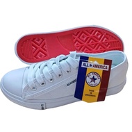 🔥ReadyStock🔥[SIZE 36-45] ORIGINAL ALL AMERICA Kasut Sekolah ALL AMERICA School Shoes Canvas Shoes Ka
