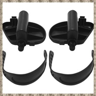 (RSDF) 1Pair Exercise Bike Pedal Widened Bicycle Pedal With Pedal Straps For Exercise Bike Stationar