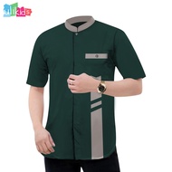Ulikids Baju Koko Muslim Laki-Laki Pria Dewasa Lengan Pendek Bahan Katun Toyobo Premium Termurah Dan