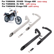Slip On For YAMAHA Xv 535 Vago 535 1987 - 2004 For YAMAHA XV400 Virago 400 1991 - 2004 Motorcycle Ex