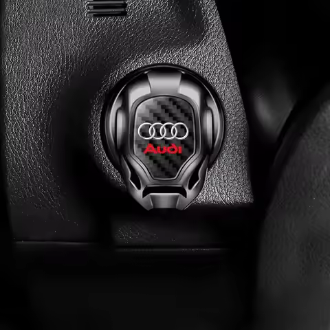 1Pcs Car One-button Ignition Switch Protection Cover For Audi sline TT Q2 Q3 Q5 Q7 Q8 A3 A4 A5 A6 A7