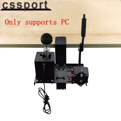 Universal Desk Mount Handbrake/Hall Sensor Gear Simulator Shifter/Sequential Shifter H Gear Shift Fo