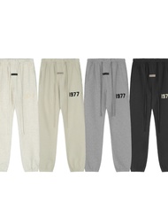 [FreeShipping]ESSENTIALS 2023 double thread flocking 1977 leggings trousers FOG sweatpants