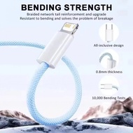 Nylon Braided iPhone Charging Cable Fast Charger Cord Data Sync Wire For iPhone 1m/1.5m/2m