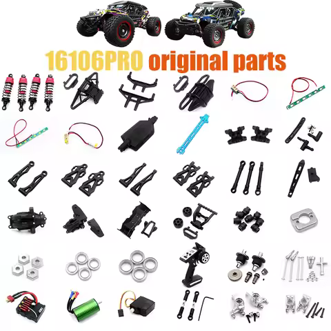 SCY 16106 PRO JJRC Q130 RC Automobile Parts Rotating Shaft Gear Bearing Pull Rod Steering Cup Rocker