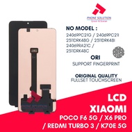 LCD Xiaomi Poco F6 5G / Poco X6 Pro / Redmi Turbo 3 / K70E 5G - Finger Print Fullset Touchscreen