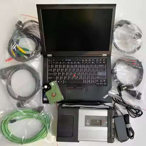 2026 MB STAR C5 Multiplexer Auto Diagnostic Tool X/DAS/HHT/Vediamo/DTS Software in 500GB HDD Laptop 