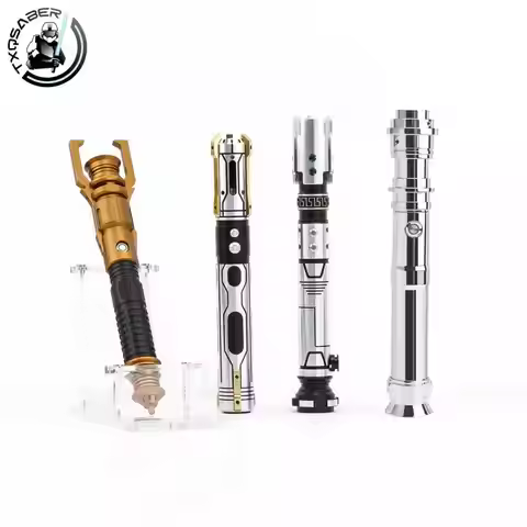 TXQSABER Design Smooth Swing Lightsaber Metal Hilt Colors Changing Bluetooth Gesture Ignition Displa