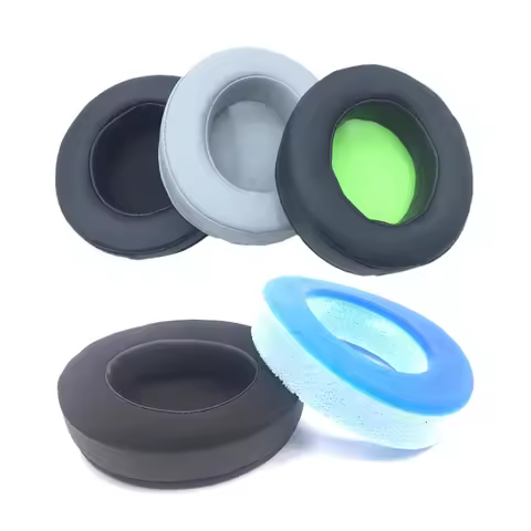 Replacement Cooling-Gel Ear Pads Protein Skin Cushion for Razer Nari 7.1 THX / Nari Ultimate Wireles