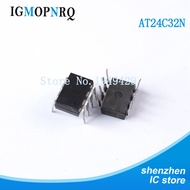10PCS AT24C32 DIP8 AT24C32N 24C32 Electrically erasable programmable read only memory 32K (4Kx8) 2.7