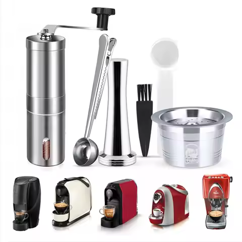For 3 Hearts Tchibo Cafissimo K fee Stainless Steel Reusable Coffee Capsule Cafitaly Classic Refilla
