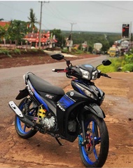 STRIPING STICKER TRANSPARAN YAMAHA JUPITER Z1 RC BIRU