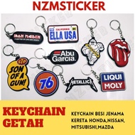 Keychain lucky strike, Metallica,nirvana,Abu Garcia,STP,Ella Usa,Ligui Moly,Duck