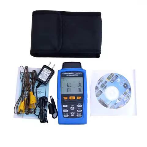 Tenmars TM-747D 4-Channel Digital Thermometer Thermocouple Thermometer