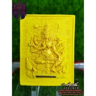 Kruba Krissana ~ 最新预定 2563最新蝴蝶王尊者师傅制作的第二帮有求必应 愿望必现～四面佛-Yellow