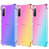 +Sony xperia10 VI Phone case Xperia1 VII Anti-Fall Xperia10 V Gradient color case suitable for