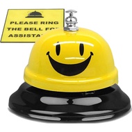 Call Bell Smile Face Desk Service Bell Ding Bell for Restaurant Hotel Room Kitchen Party Office Elde