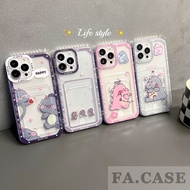 Casing Case Redmi 9 9A 9C 9T 10 10C Note 8 10 11 Pro Note 9S 10s 11 11s 4G 5G M3 X3 Cute Dino Cartoon Card Package Cover 108