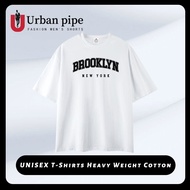 URBAN PIPE YH01 Unisex Oversized Tee | M-3XL | 230g Cotton | Logo Print | Korean Hiphop Summer Stree