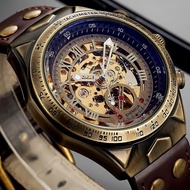 EMP - FN-043 | FNGEEN AUTOMATIC JAM TANGAN PRIA MECHANICAL WATERPROOF CASUAL OTOMATIS KACA KULIT WAT