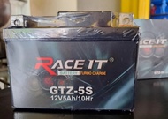 AKI BATERAI KERING RACE IT GTZ5S/YTZ5S 12V 5AH MIO BEAT REVO GRS 6 BLN