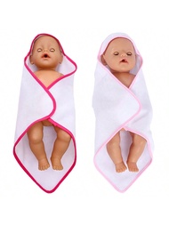 1pc 39*39cm Doll Clothes Cuddle Blanket For Doll Girls Up To 18 Inches, Suitable For 43cm Reborn Dol