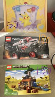 全新Lego及Pokemon禮盒，價錢如圖