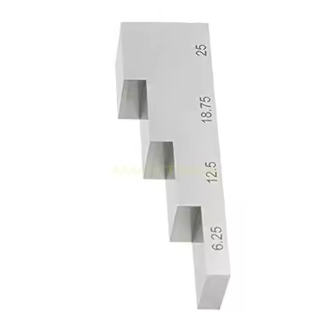 4 Step Test Block Stainless Steel Calibration Block UT-Block Thickness Step Wedge Ultrasonic Test Bl