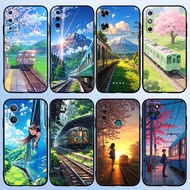 S-6 Janpan mountain anime train for Huawei Nova 3 2 Lite 2i 3i 5i 4E TPU soft black protective case