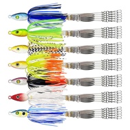 Alabama Fishing Rig Sequin Group Attack Lure Silicone Silk Soft Bait Pin Sequin