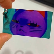 Momo Anime Dandadan Ayase Jiji Okarun Cosplay Keychain Acrylic Ke
