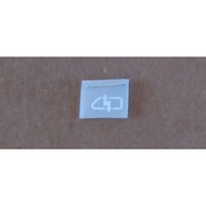 bmw e23/e24/e28/e30 Window Breaker Switch Decal (Vertical Button)