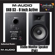 M-Audio BX8 D3 - 8 Inch Active Studio Monitor Speaker, Pair