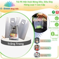 [HCM] 1kg Clear White Glossy PE Mango Seed Bag Used to Store Clothes for Shops - Egreen Disposable