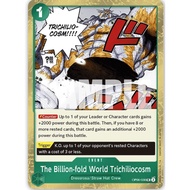 ONE PIECE CARD THE BILLION-FOID WORD TRICHILIOCSM OP06-038 UC ENGLISH ( PRB01) GLITTER FOIL