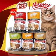 400g Maxwell Cat Premium Real Tuna Wet Food All Stages Adult Kitten Cat Cats Wet Food Can
