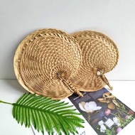 Vietnam Hand-Woven Cool Pu Fan Palm Leaf Woven Summer Cool Fan Palm Leaf Pu Fan