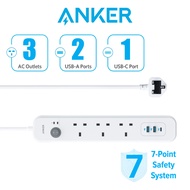 Anker Charger Extension Cod with USB &amp; USB C Extension Plug Extension Socket Power Extension Socket Power Strip A9136