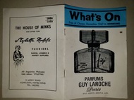1967年parfums guy laroche舊書,有周大福同香奈儿 (Chanel)香水廣告等
