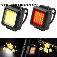 YOLA Mountain Bike Lights, ABS COB LED Strong Light Bike Lights, High Quality Bicycle Accessories Electric Car Flashlight Mountain Bike