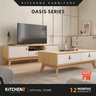 KitchenZ Oasis Series Minimalist TV Cabinet Display Cabinet Side Table Coffee Table Writing Table