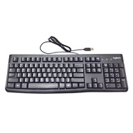 logitech 羅技 K120 有線鍵盤 USB YU0042 黑色