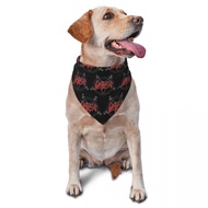 Slayers Heavy Metal Rock Band Pet Bandanas Pet Scarf Decor Pet Triangle Bib For Dog Cat F32e
